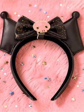 Loungefly Sanrio Kuromi 20th Anniversary Ear Headband NWT